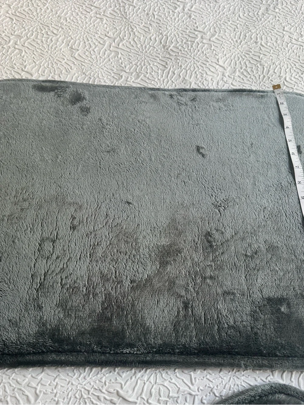 Gorilla Grip 3-Piece Gray Bathroom Rug Bath Mat Set